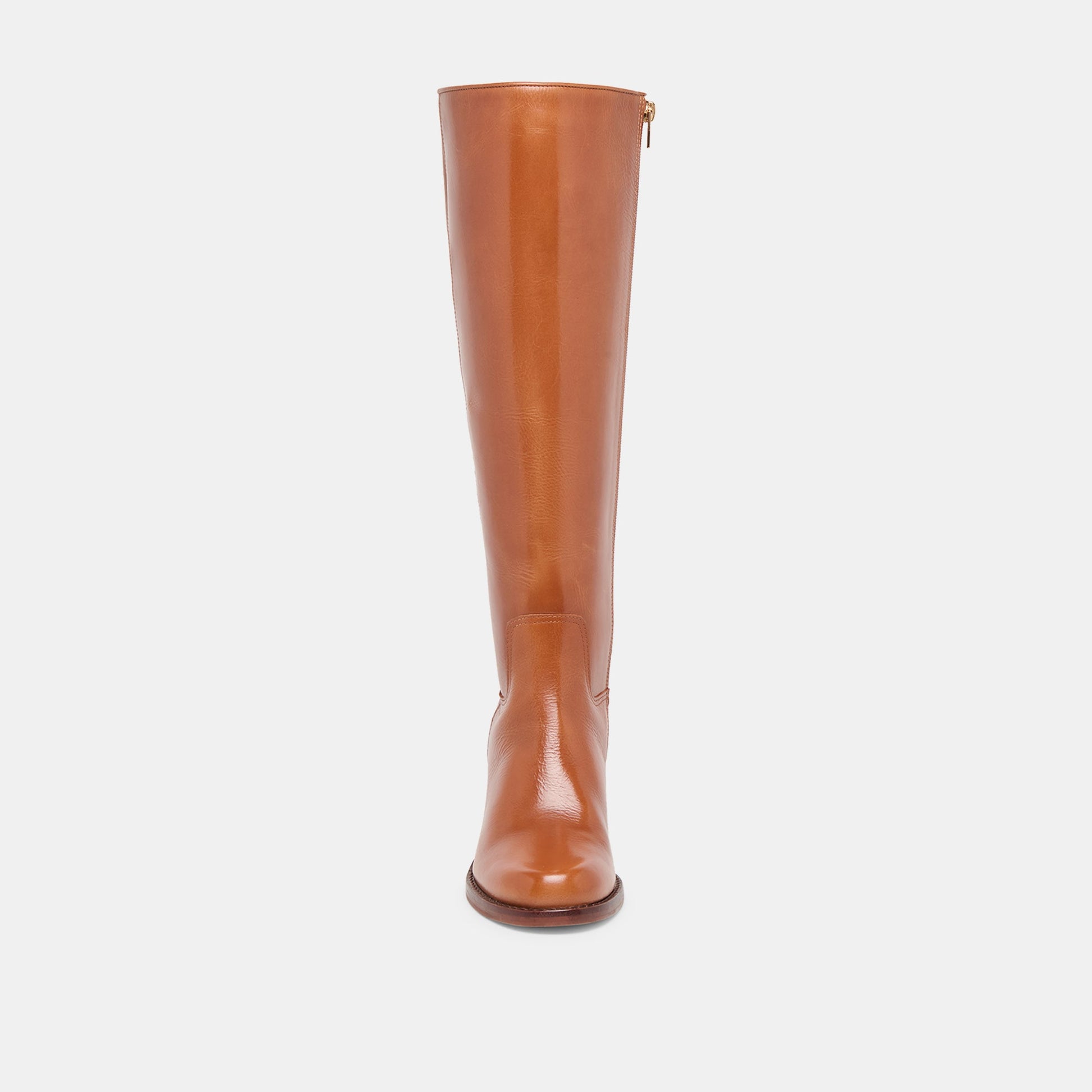 Lucyle Tan Leather Boots Dolce Vita