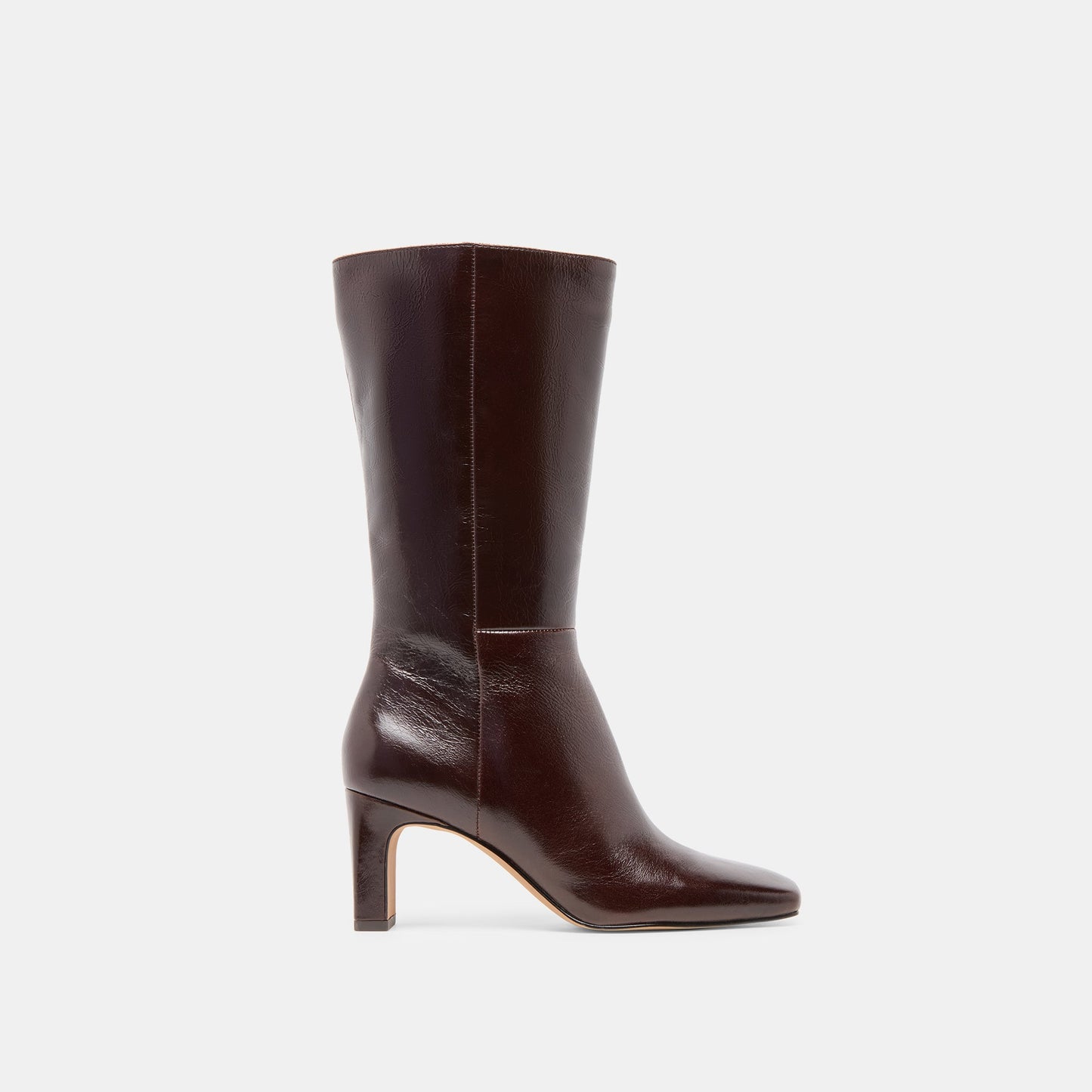 Riggs Chocolate Leather Boots Dolce Vita