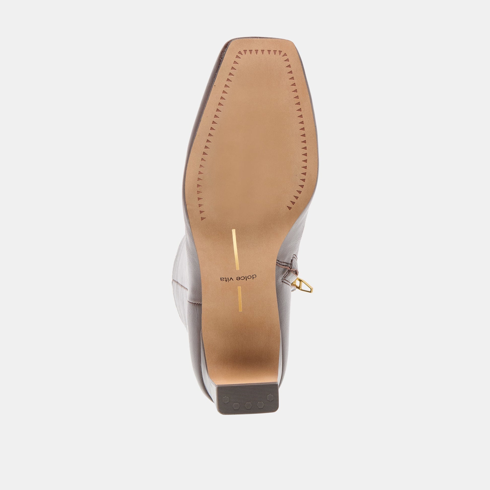 Riggs Chocolate Leather Boots Dolce Vita