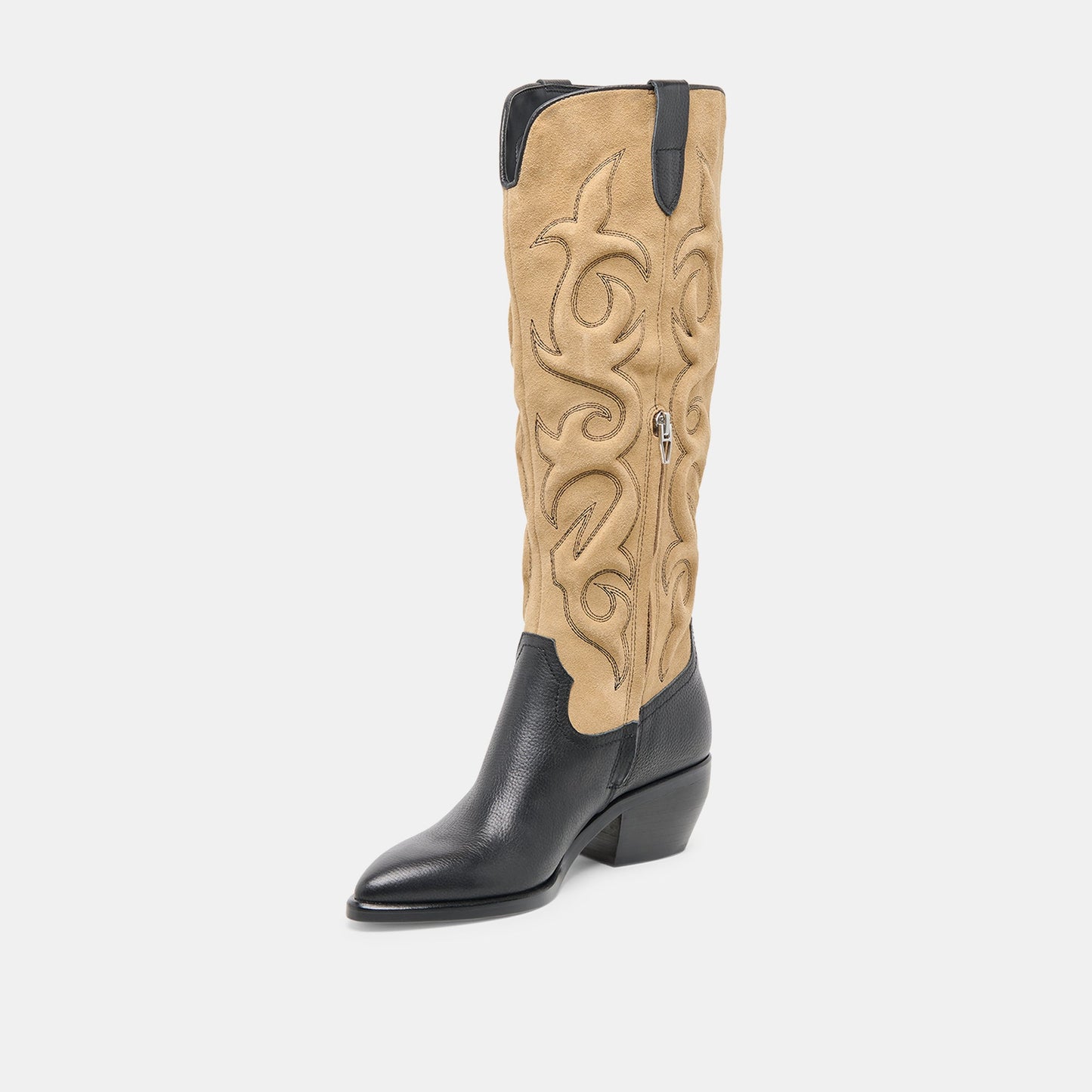 Mirla Black Multi Leather Boots Dolce Vita