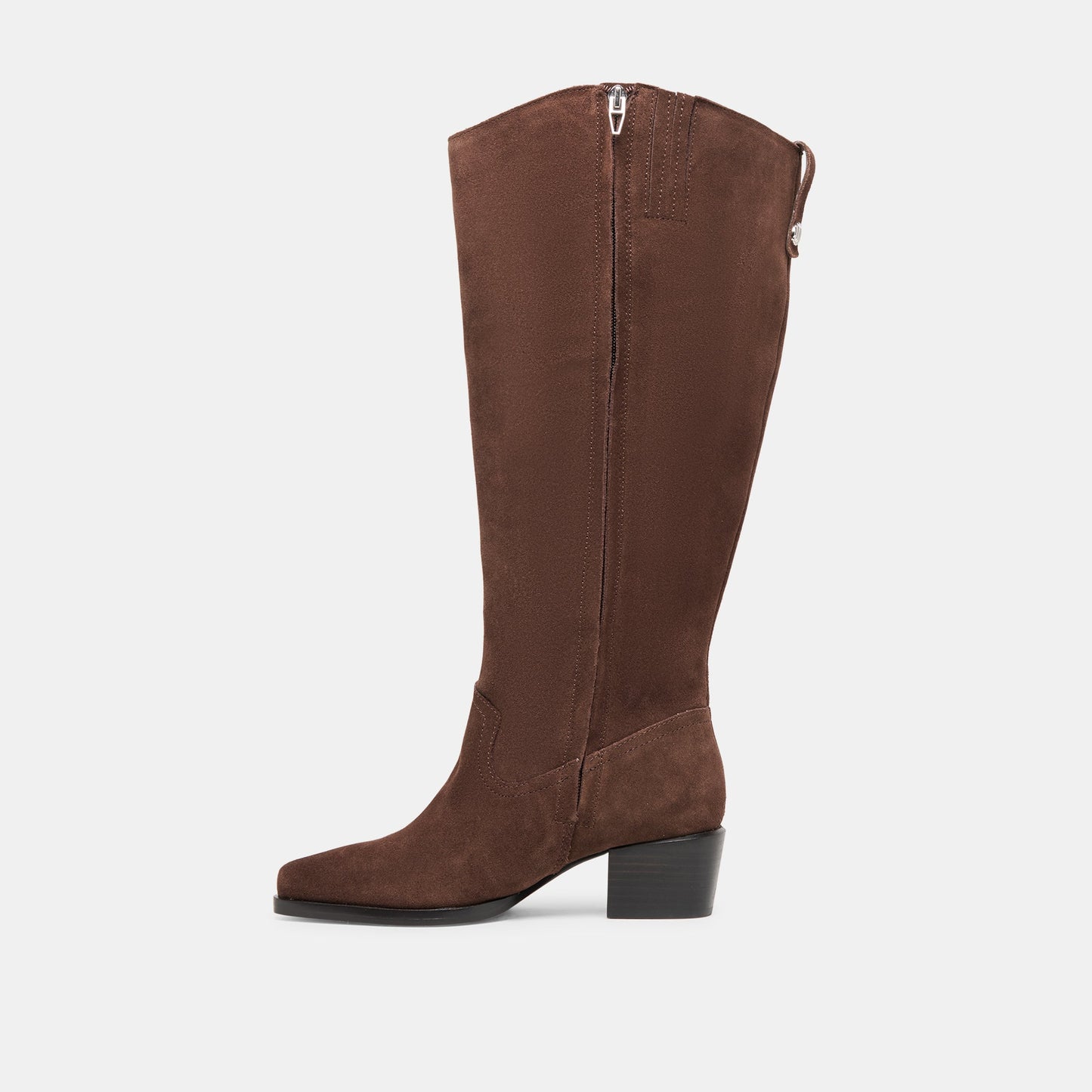 Virona H2O Waterproof Dk Brown Suede Extra Wide Calf Boots Dolce Vita