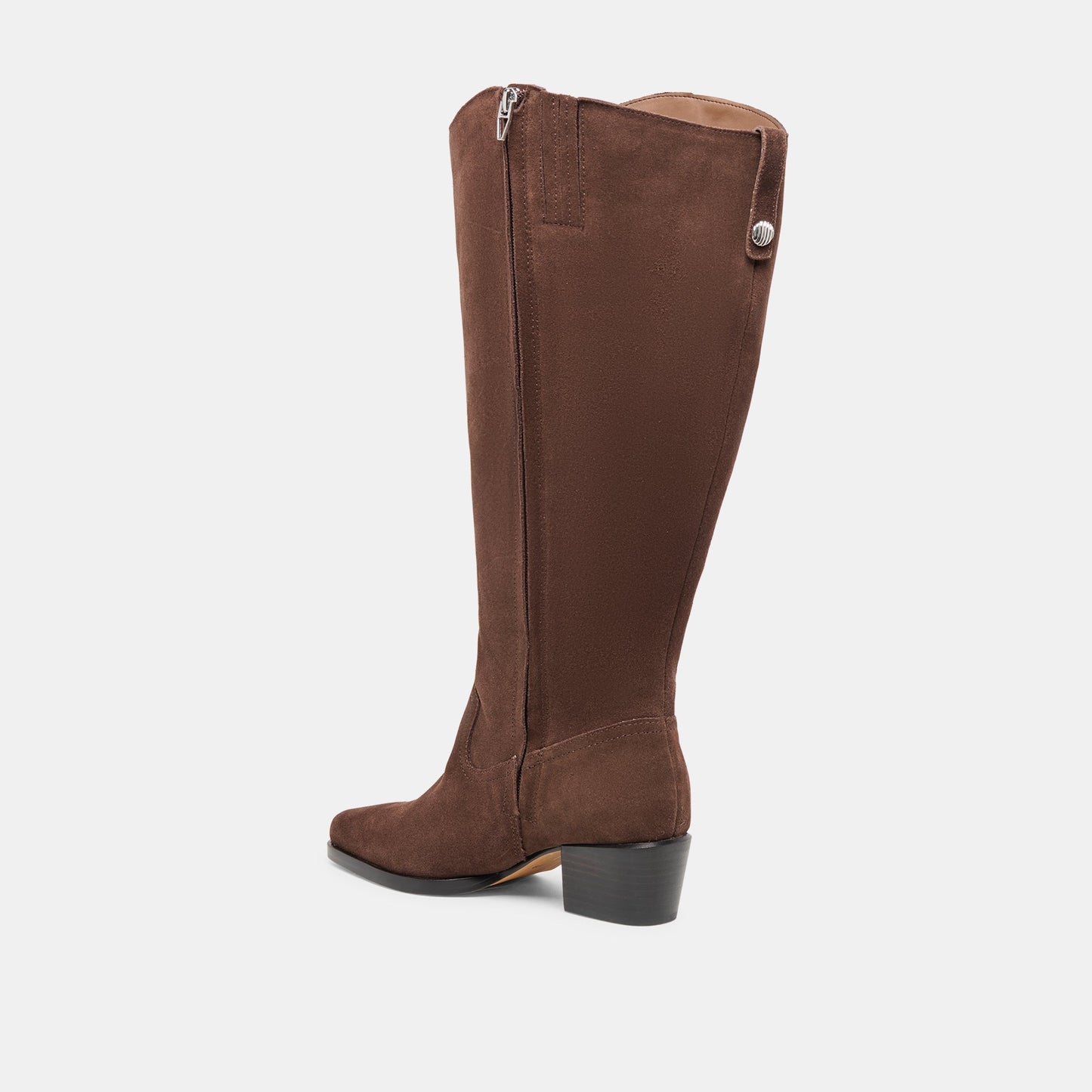 Virona H2O Waterproof Dk Brown Suede Extra Wide Calf Boots Dolce Vita