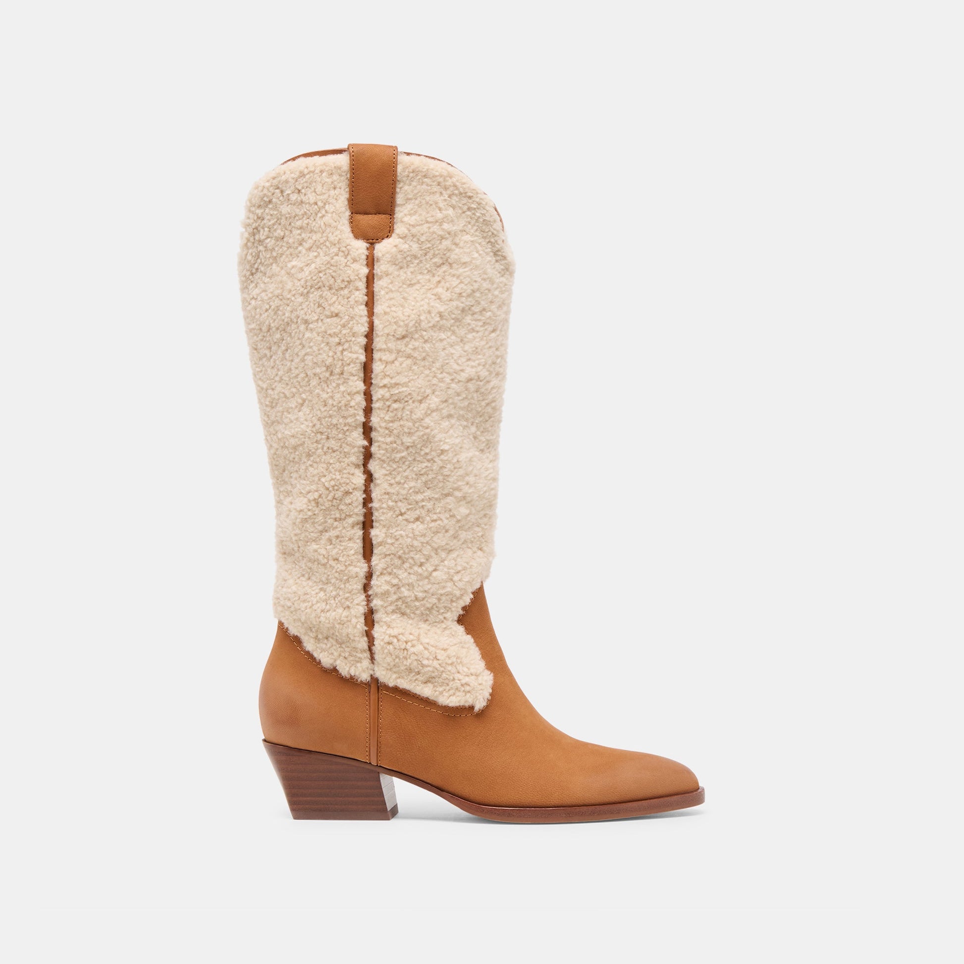 Mykel Plush Caramel Nubuck Boots Dolce Vita