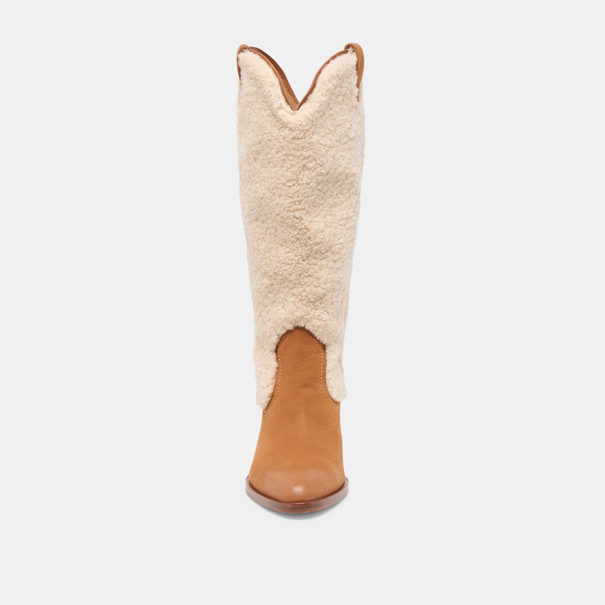 Mykel Plush Caramel Nubuck Boots Dolce Vita