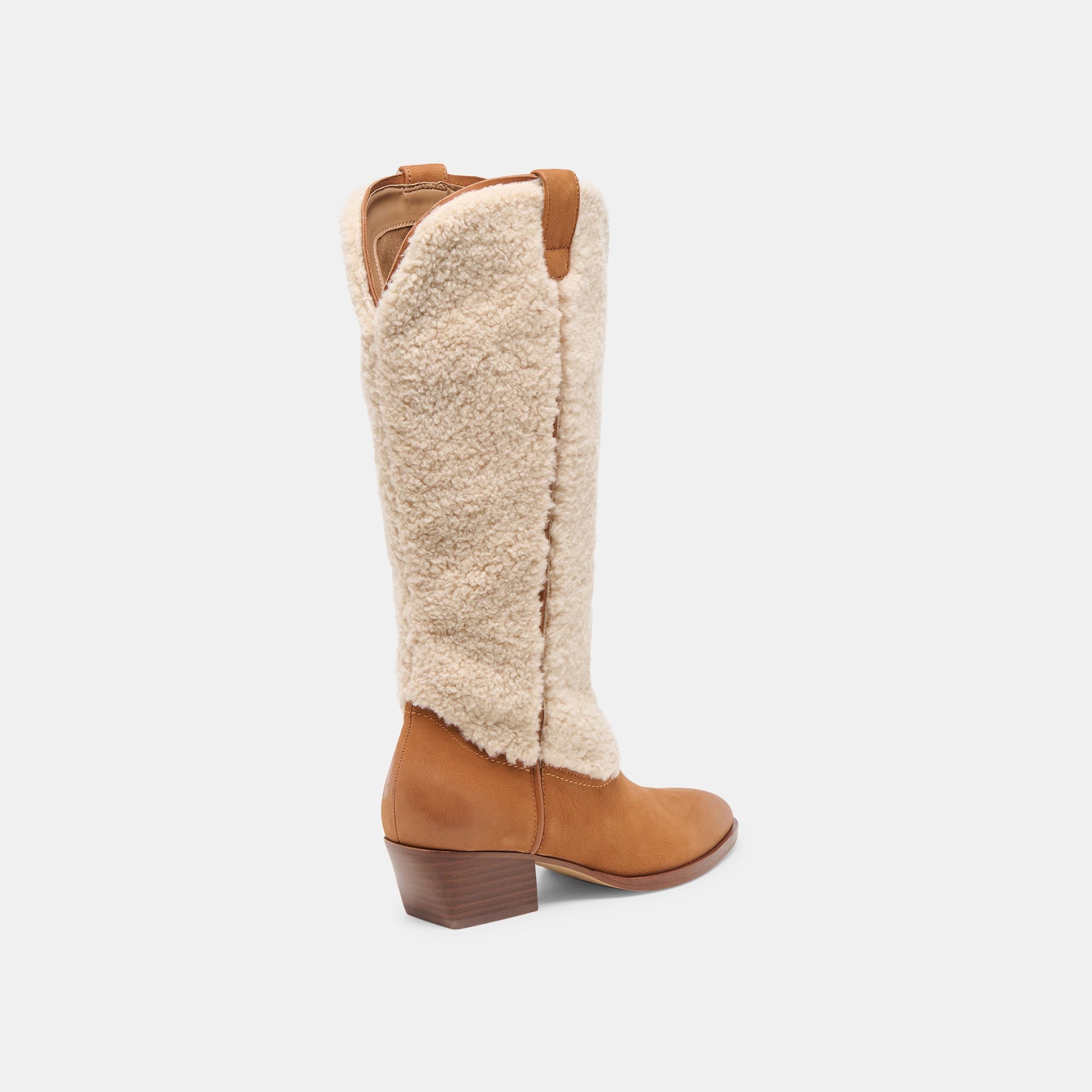 Mykel Plush Caramel Nubuck Boots Dolce Vita