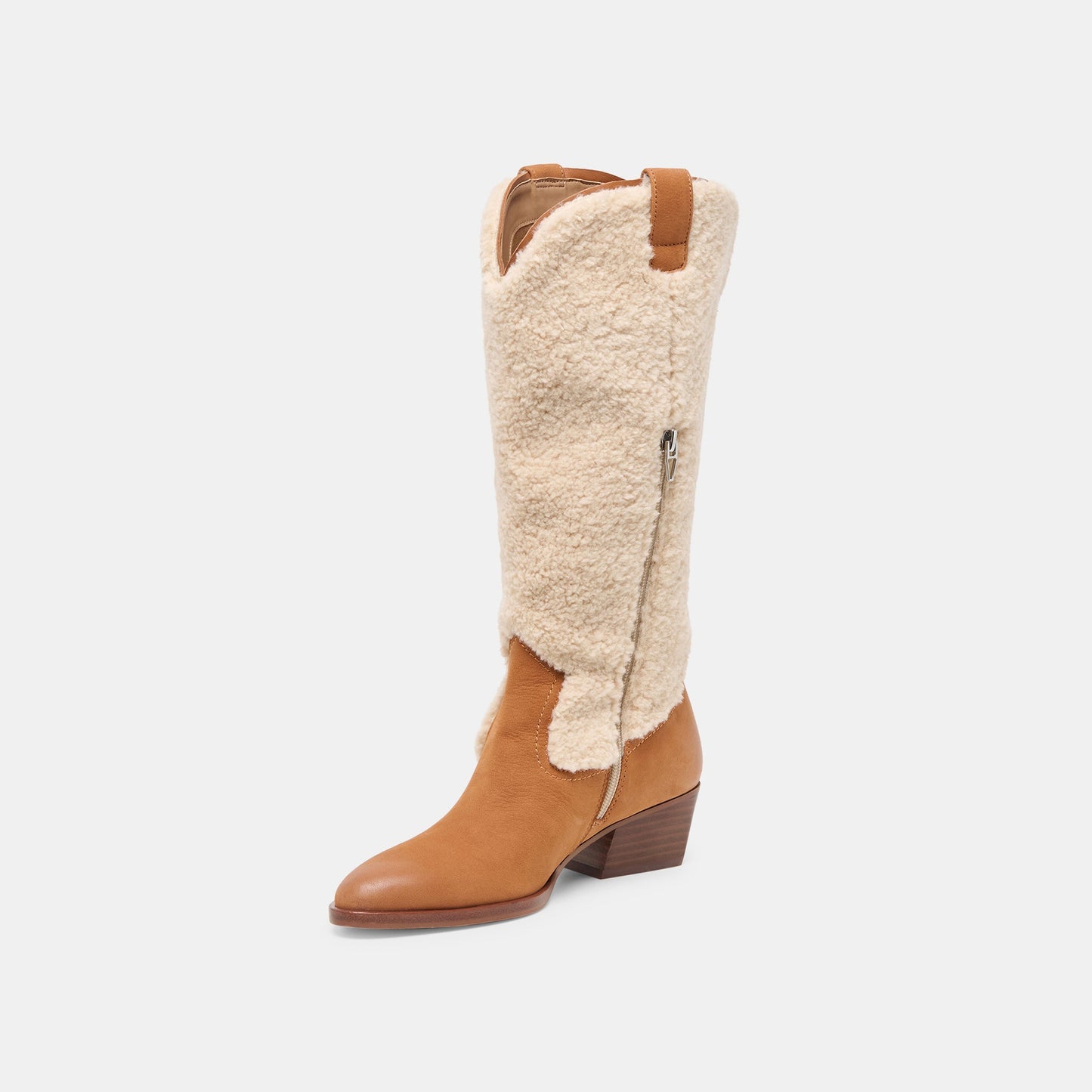 Mykel Plush Caramel Nubuck Boots Dolce Vita