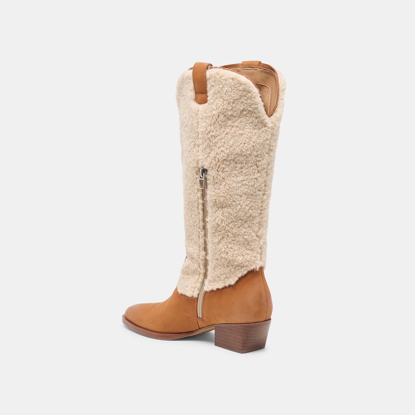 Mykel Plush Caramel Nubuck Boots Dolce Vita