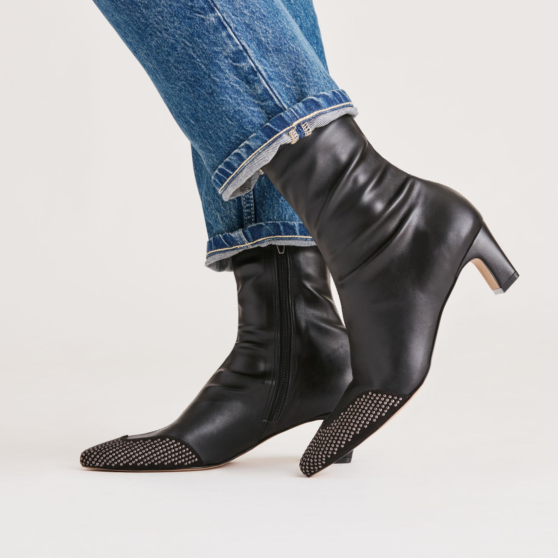 Anika Stud Black Stella Boots Dolce Vita