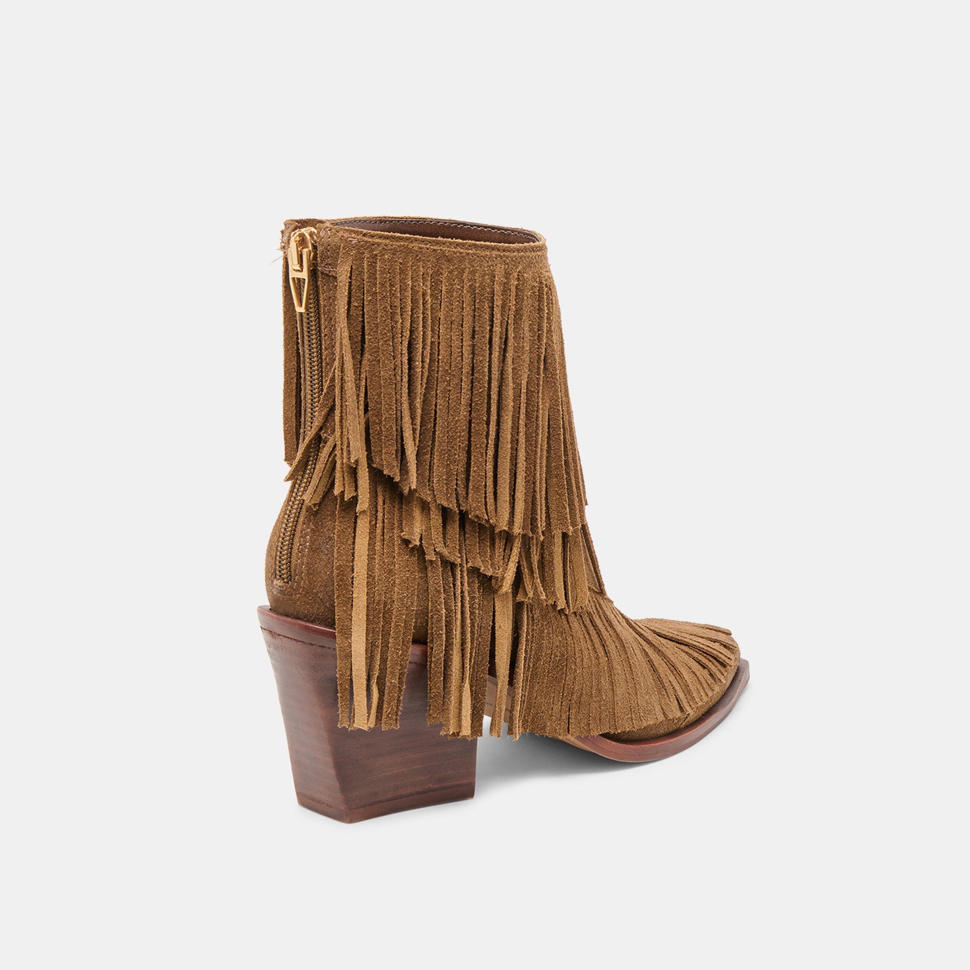 Torey Chestnut Suede Booties Dolce Vita