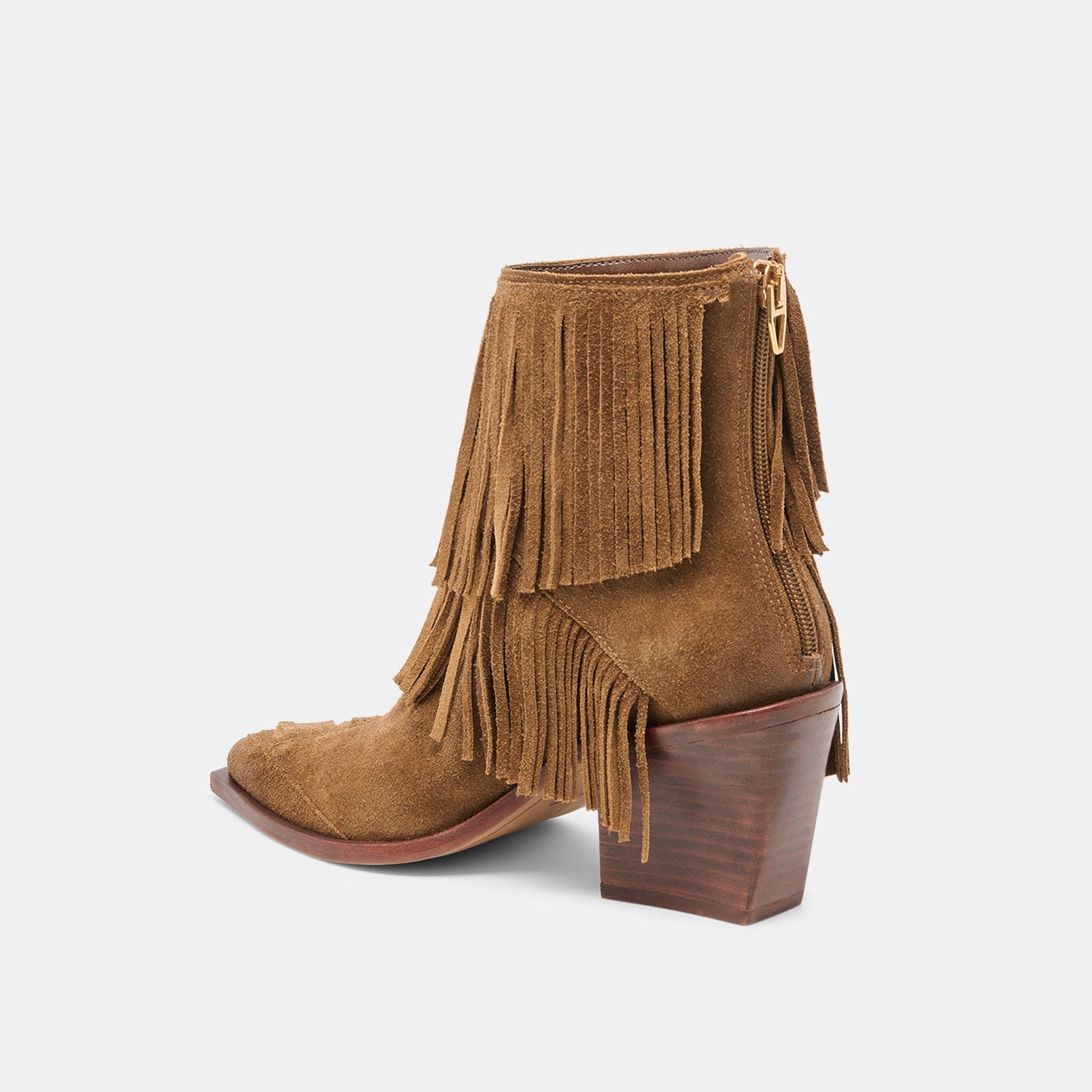 Torey Chestnut Suede Booties Dolce Vita
