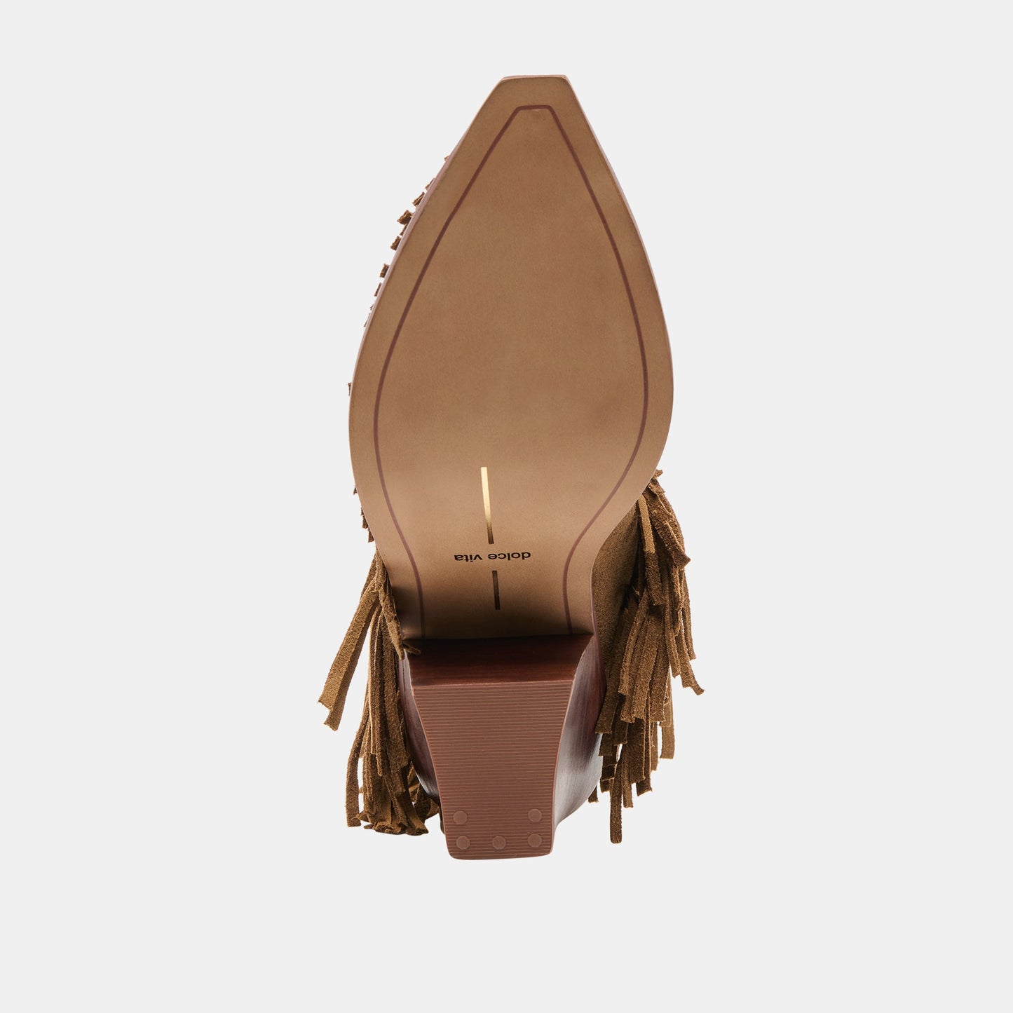 Torey Chestnut Suede Booties Dolce Vita