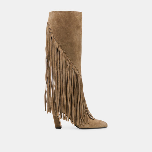 Giano Olive Suede Boots Dolce Vita