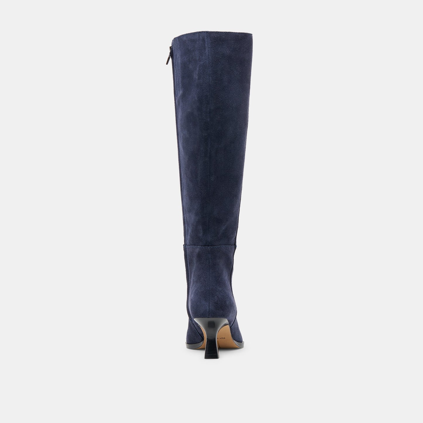 Auggie Navy Suede Wide Calf Boots Dolce Vita