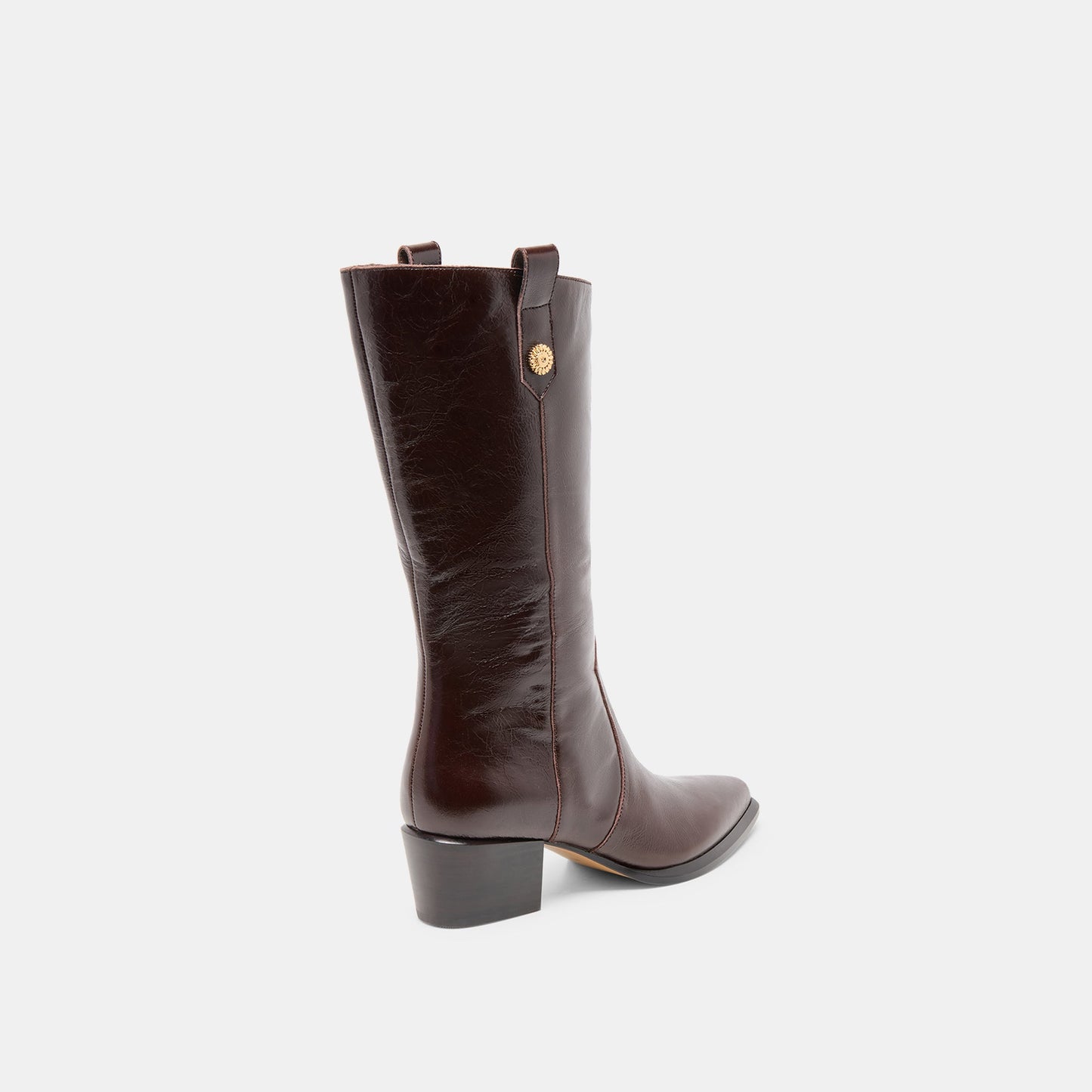 Vern Chocolate Leather Boots Dolce Vita