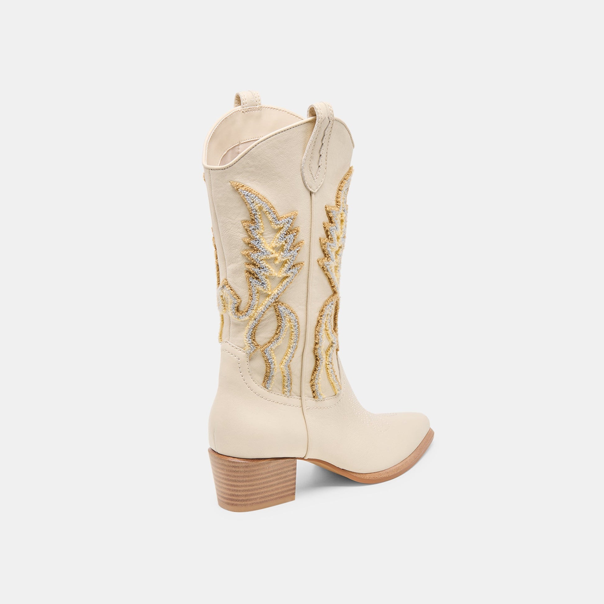 Vila Ivory Leather Boots Dolce Vita