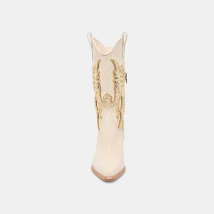Vila Ivory Leather Boots Dolce Vita