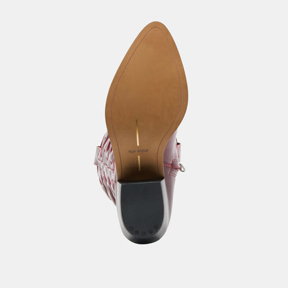 Mirla Oxblood Leather Extra Wide Calf Boots Dolce Vita