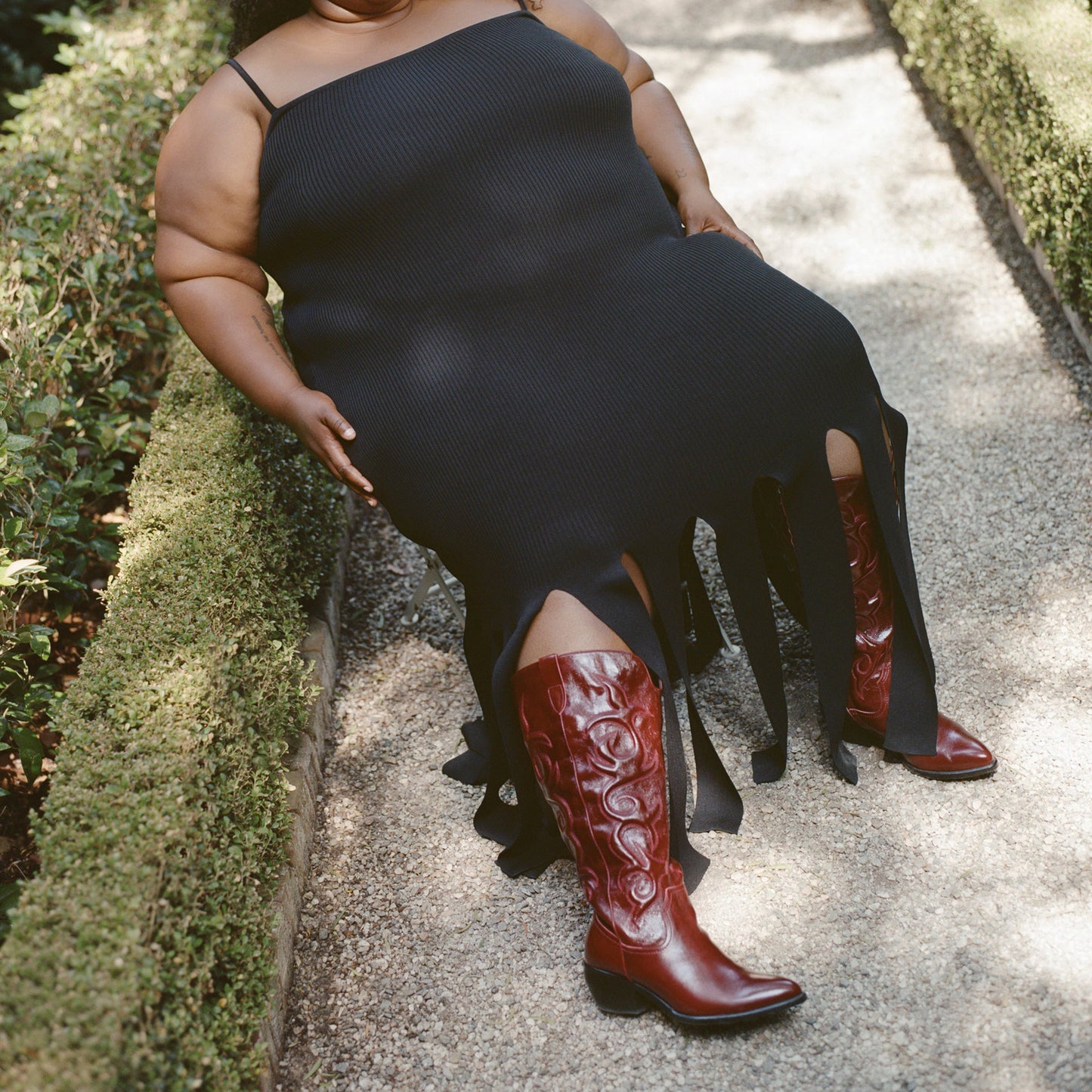 Mirla Oxblood Leather Extra Wide Calf Boots Dolce Vita