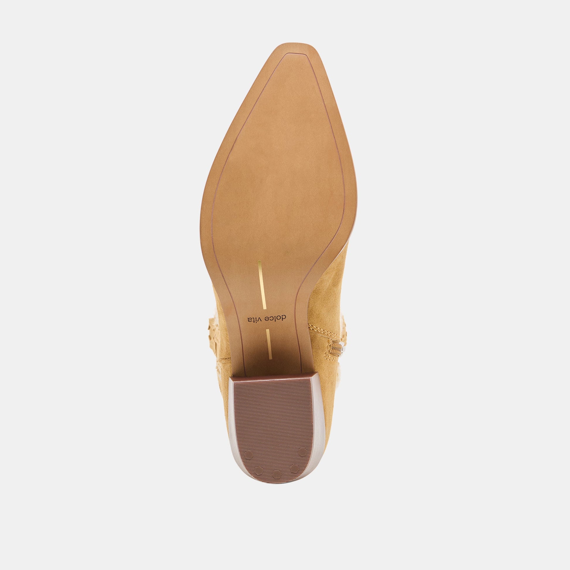 Vila Caramel Suede Boots Dolce Vita