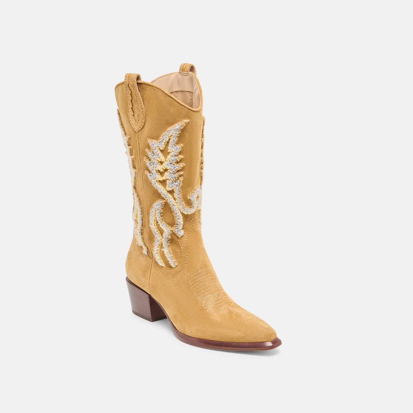Vila Caramel Suede Boots Dolce Vita