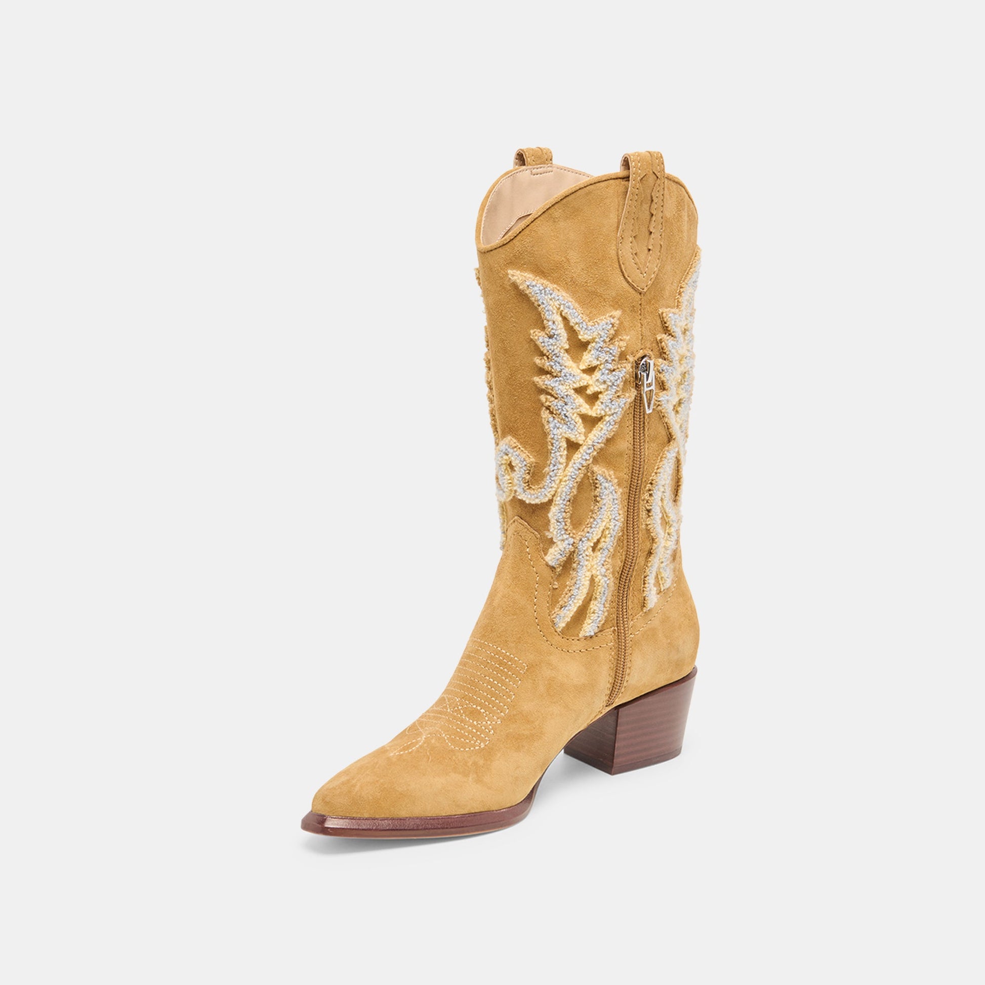 Vila Caramel Suede Boots Dolce Vita