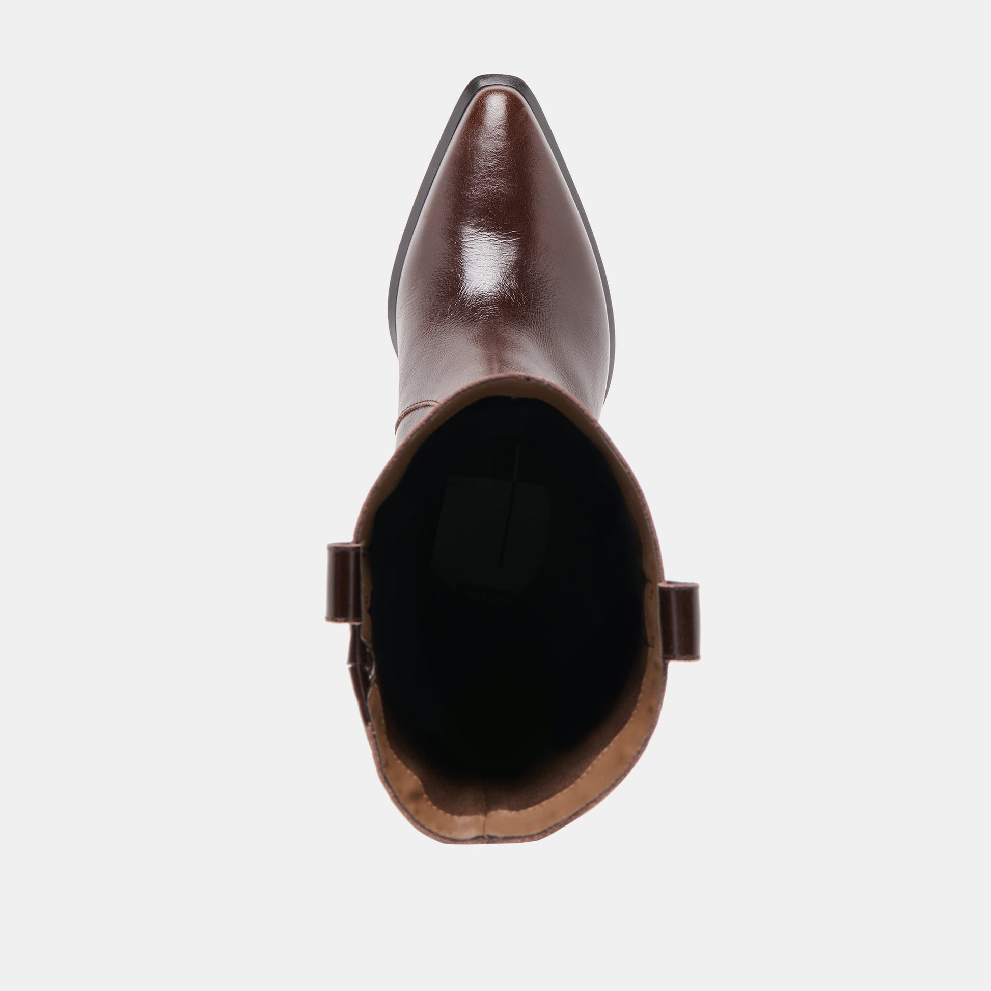 Vern Chocolate Leather Wide Calf Boots Dolce Vita
