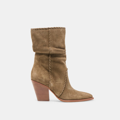 Julith Olive Suede Boots Dolce Vita