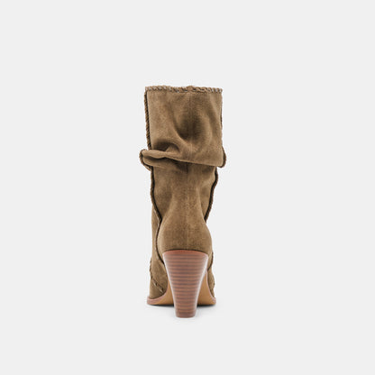 Julith Olive Suede Boots Dolce Vita
