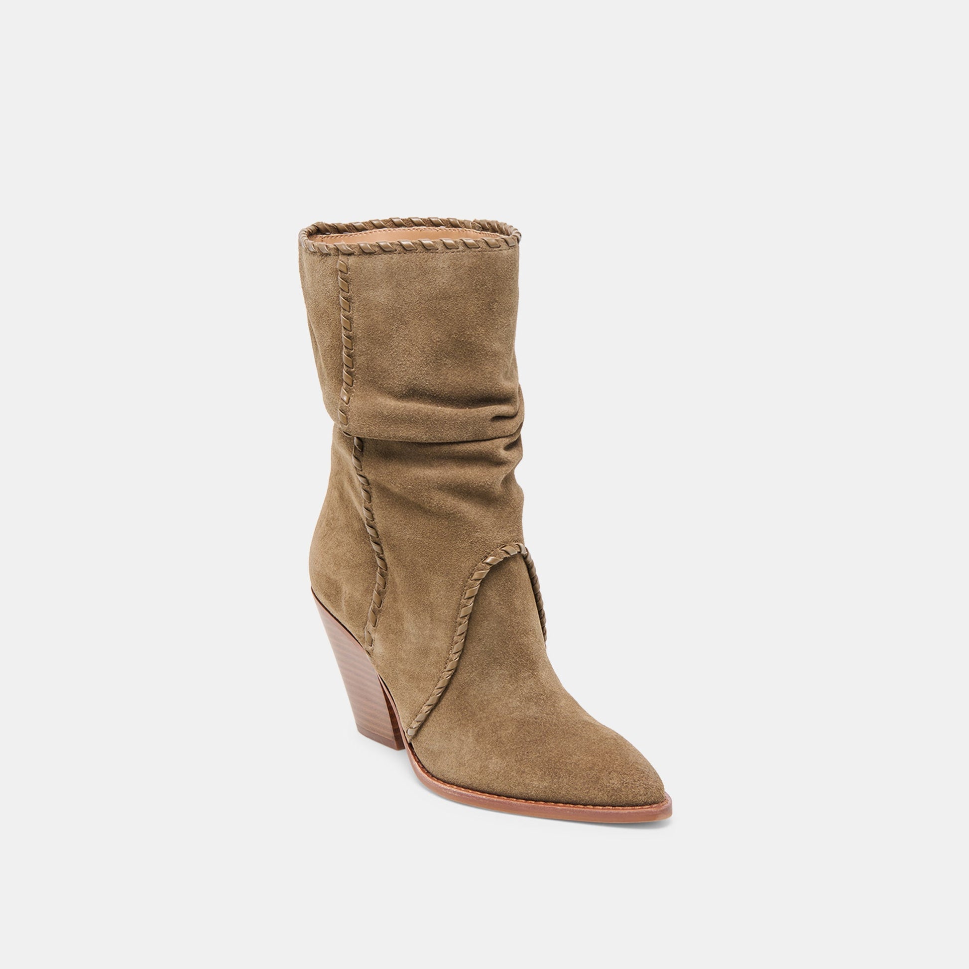 Julith Olive Suede Boots Dolce Vita