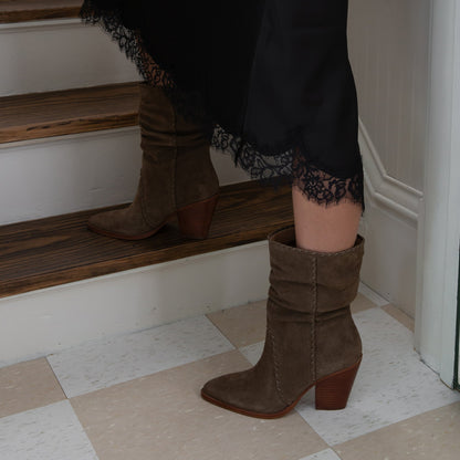 Julith Olive Suede Boots Dolce Vita