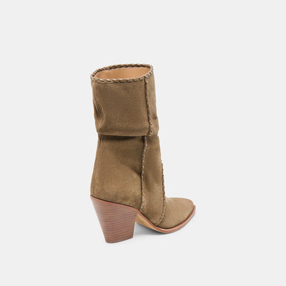 Julith Olive Suede Boots Dolce Vita