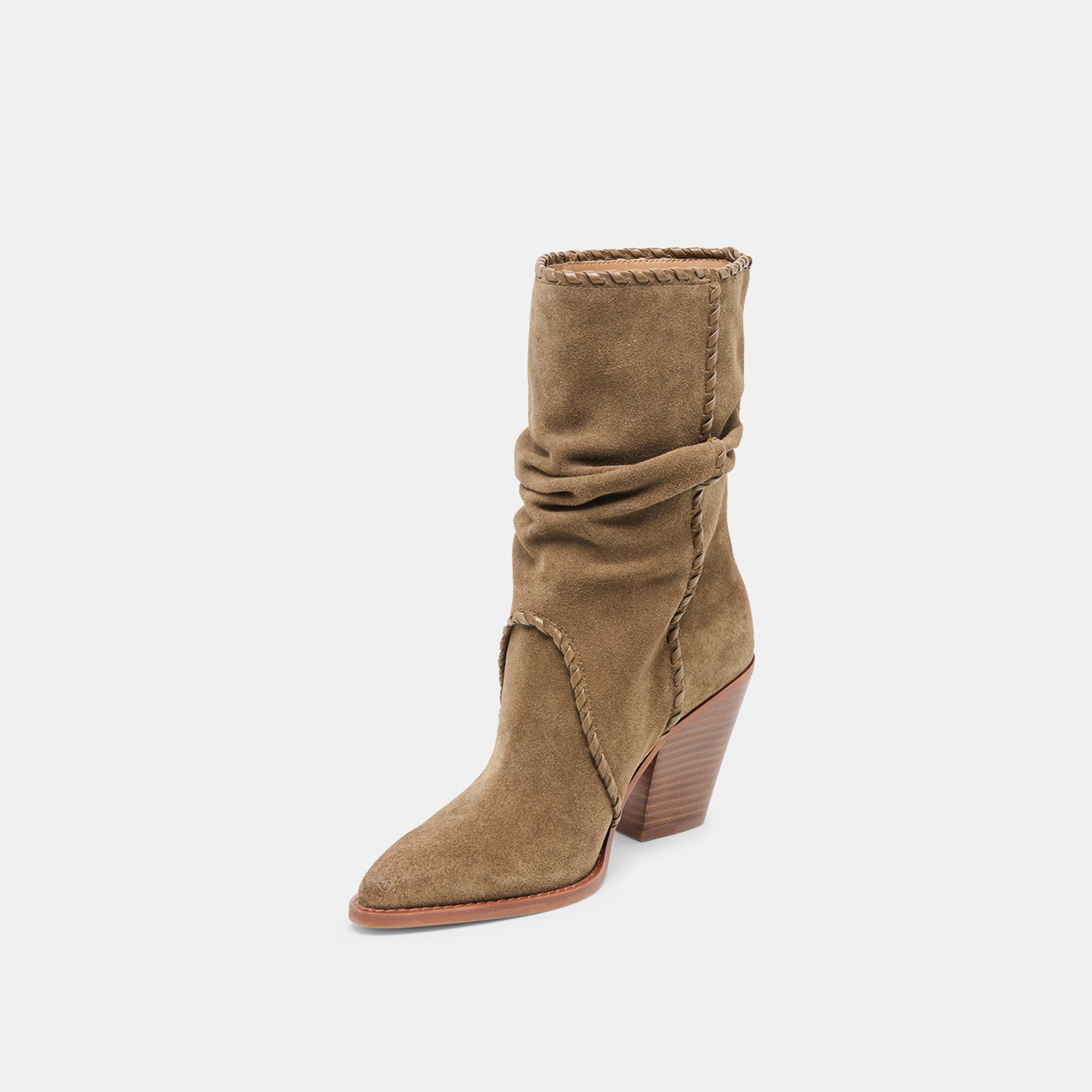 Julith Olive Suede Boots Dolce Vita