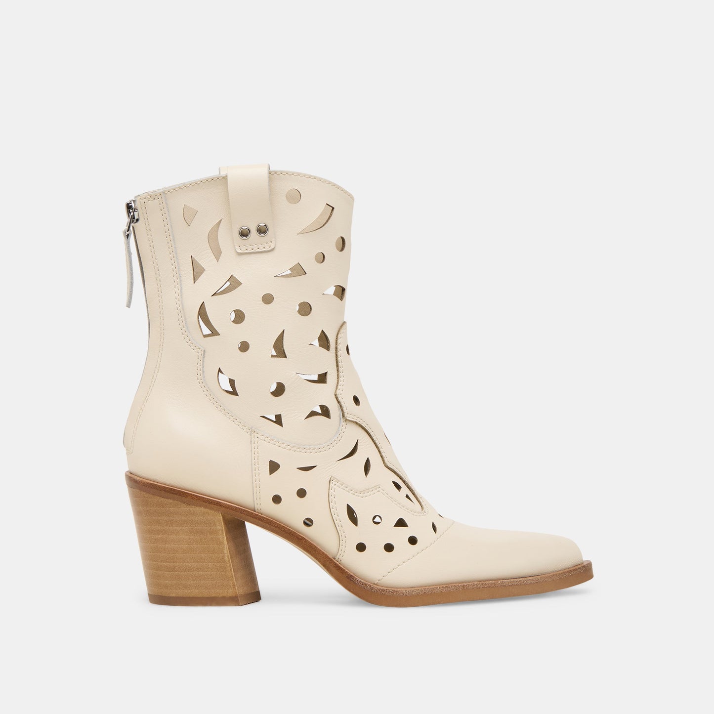 Zenobi Off White Leather Booties Dolce Vita