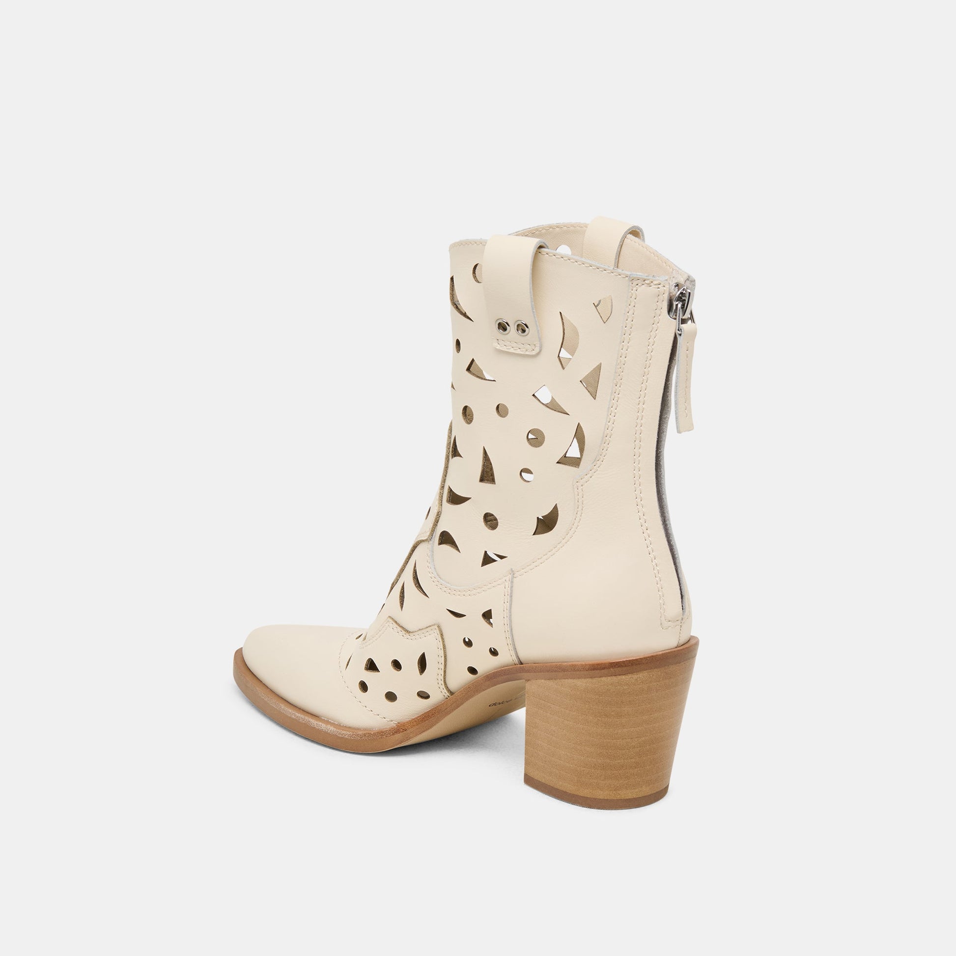 Zenobi Off White Leather Booties Dolce Vita