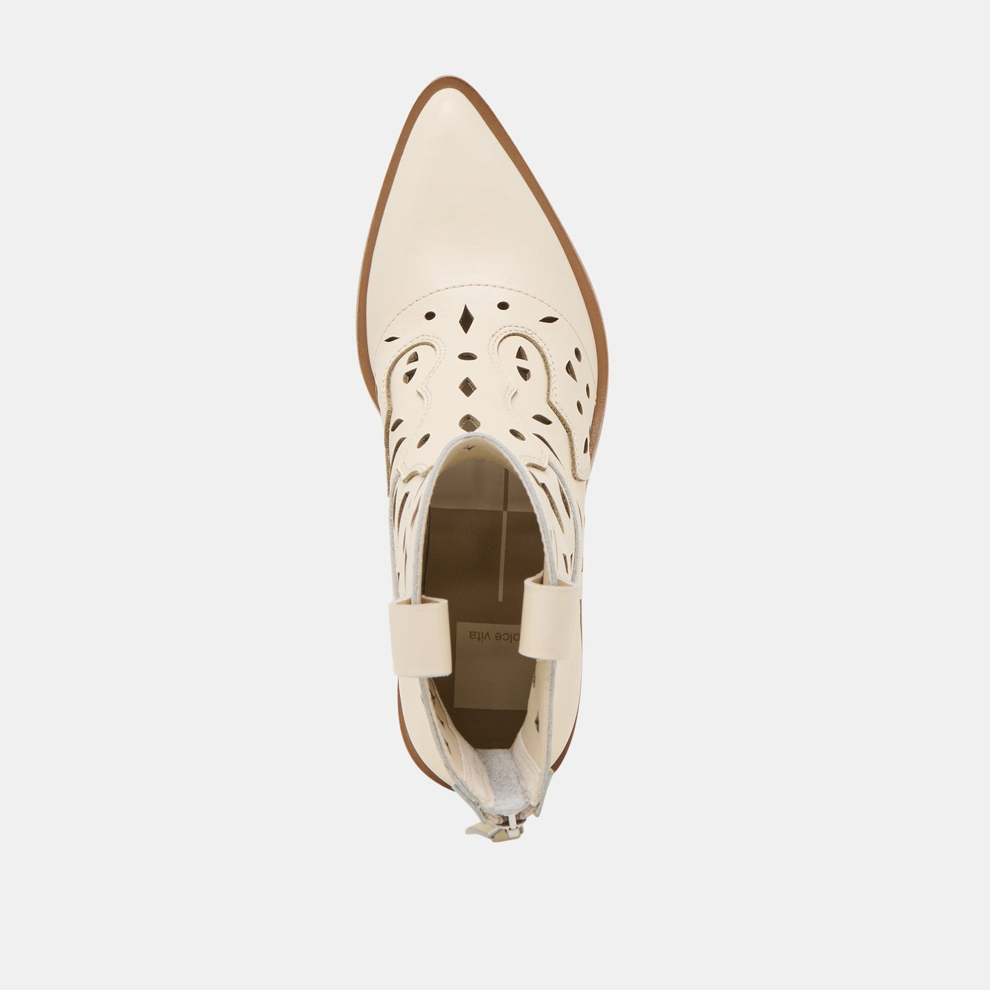 Zenobi Off White Leather Booties Dolce Vita