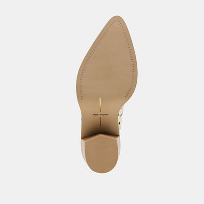 Zenobi Off White Leather Booties Dolce Vita