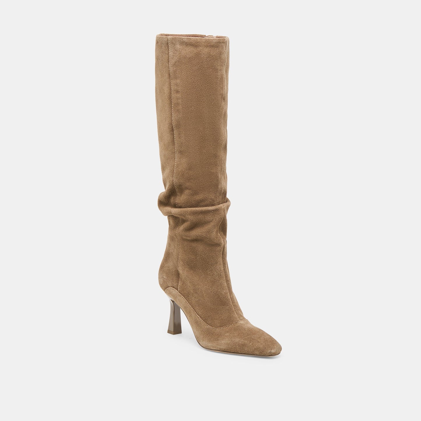 Lousa Olive Suede Wide Calf Boots Dolce Vita