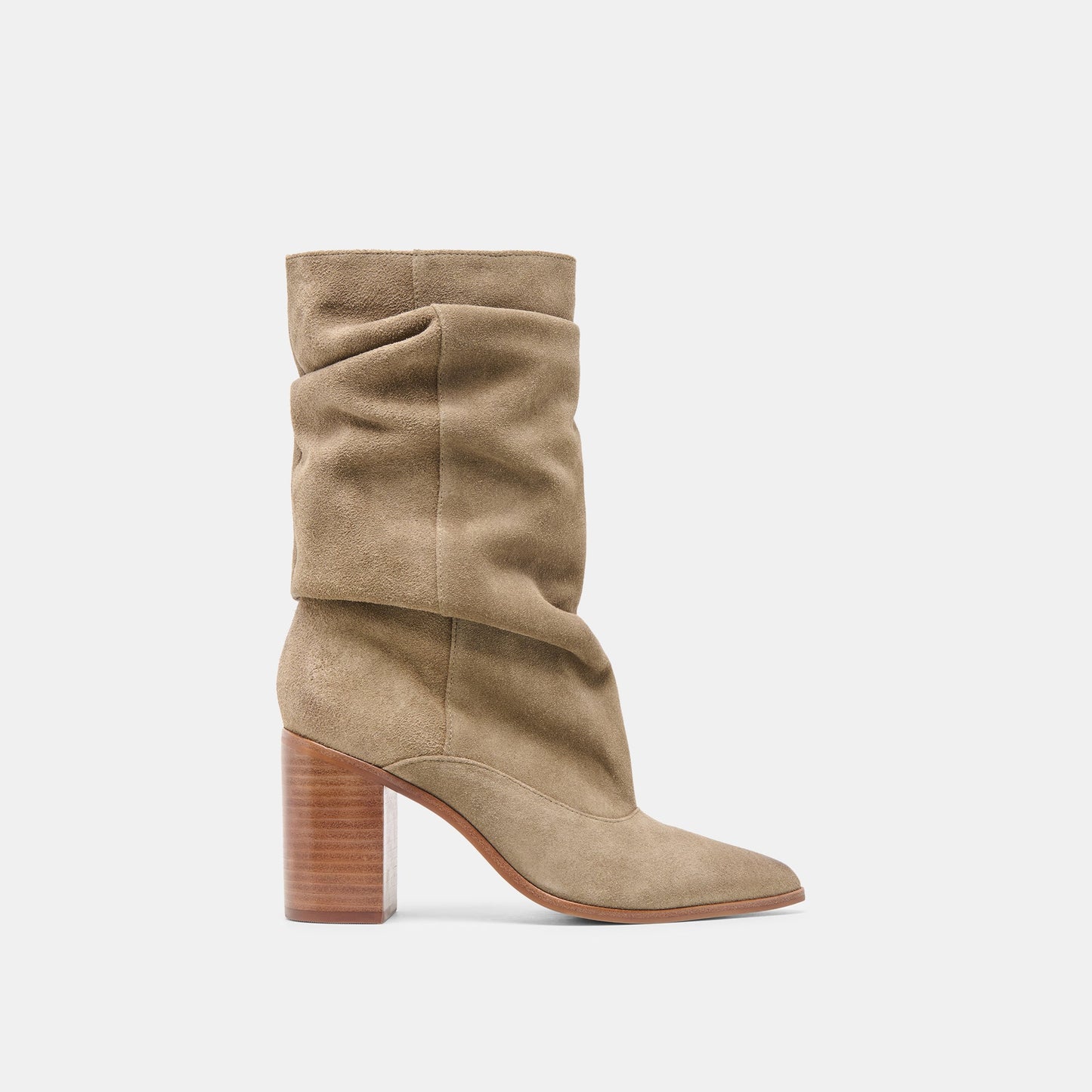 Talina Olive Suede Wide Calf Boots Dolce Vita