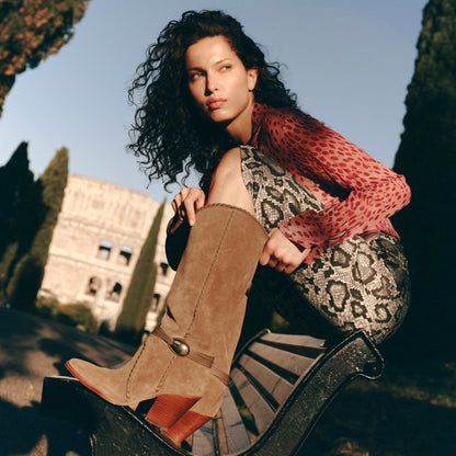 Jody Olive Suede Boots Dolce Vita