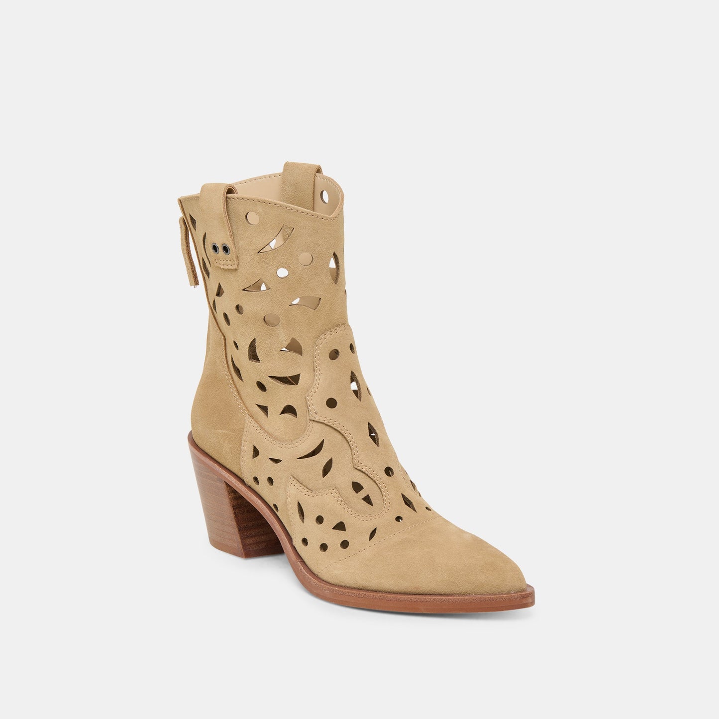 Zenobi Dk Taupe Suede Booties Dolce Vita