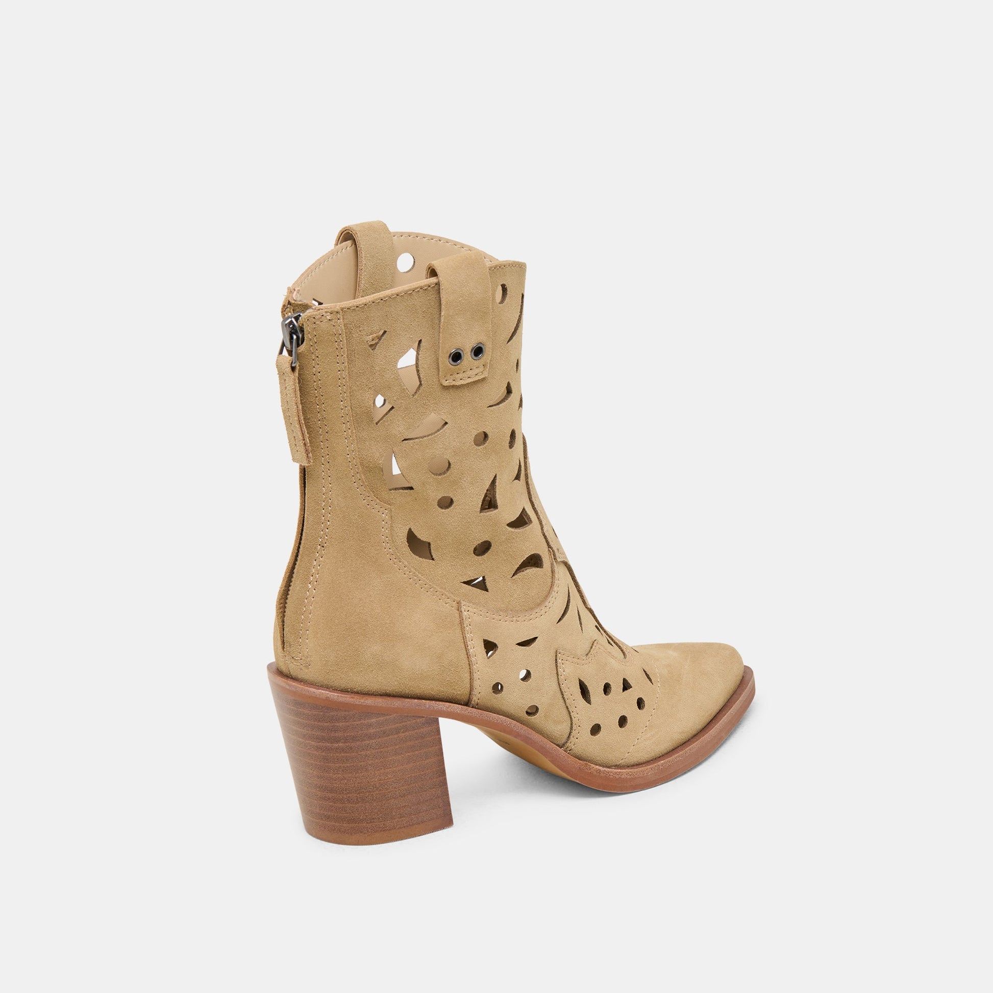 Zenobi Dk Taupe Suede Booties Dolce Vita
