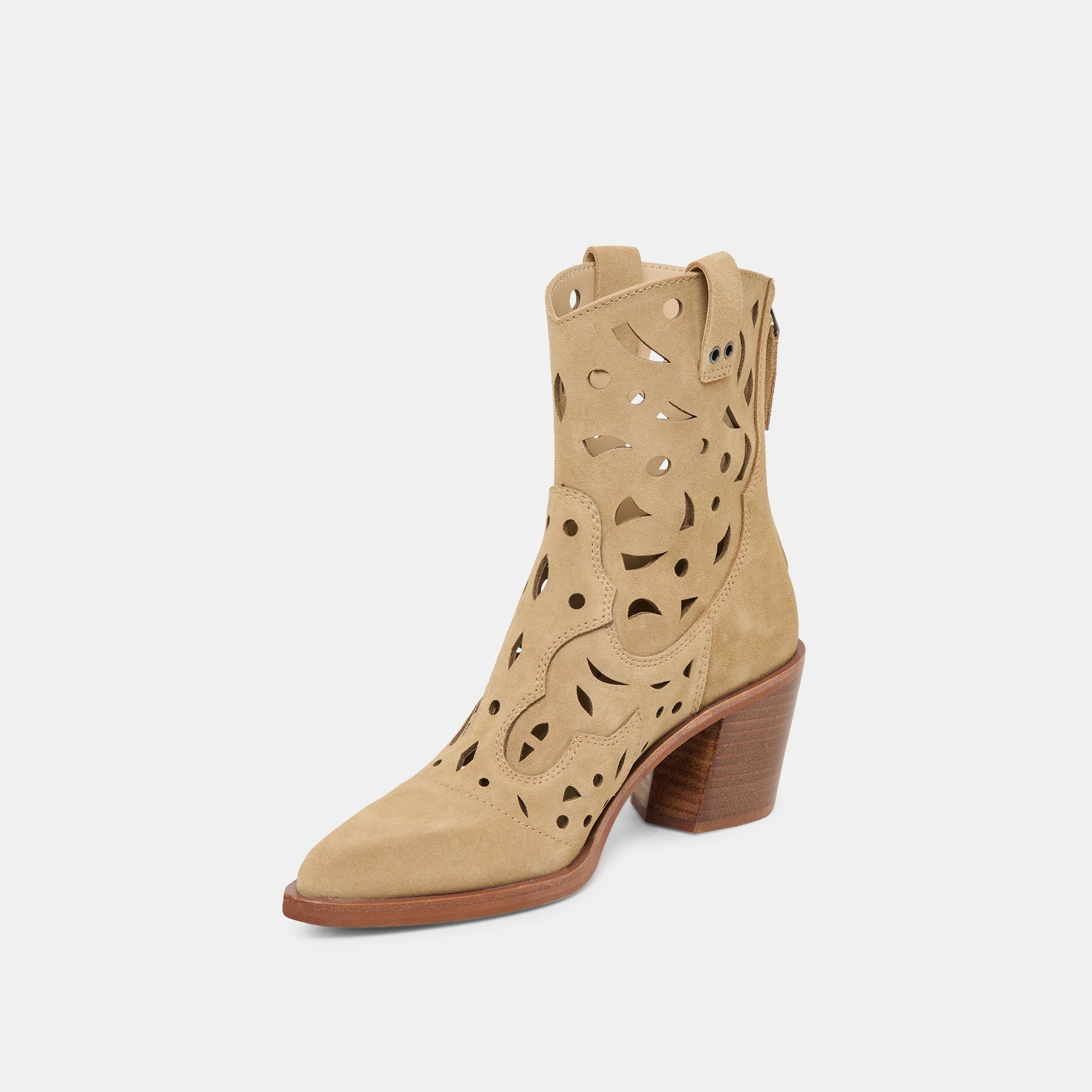 Zenobi Dk Taupe Suede Booties Dolce Vita