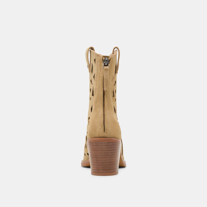 Zenobi Dk Taupe Suede Booties Dolce Vita