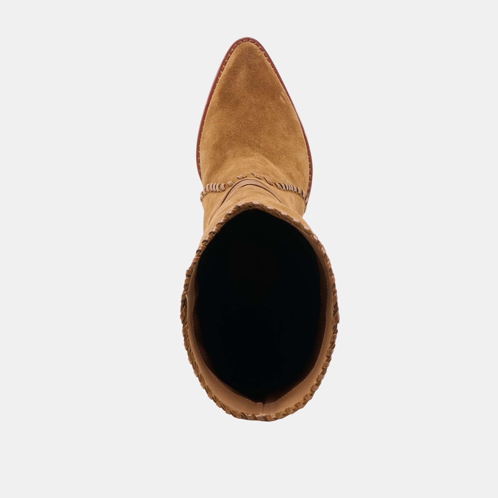 Jody Lt Brown Suede Wide Calf Boots Dolce Vita