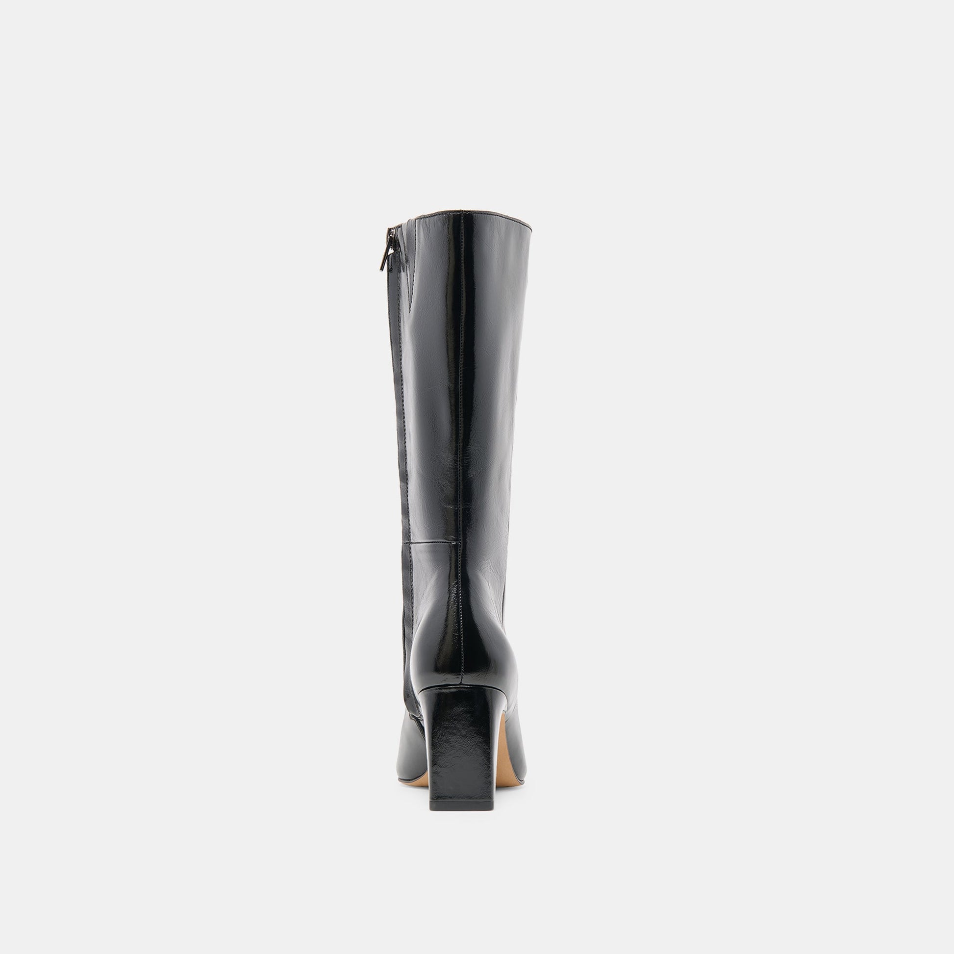 Riggs Wide Calf Black Leather Boots Dolce Vita