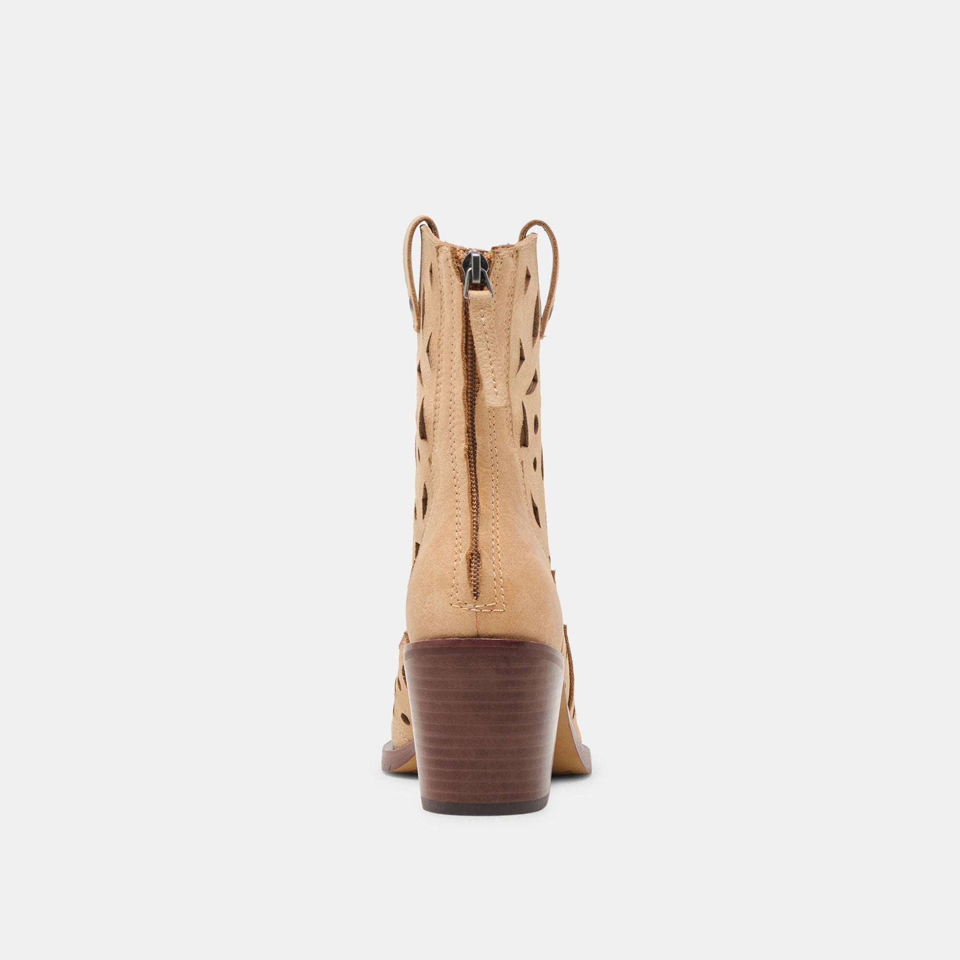 Zenobi Camel Distressed Leather Booties Dolce Vita