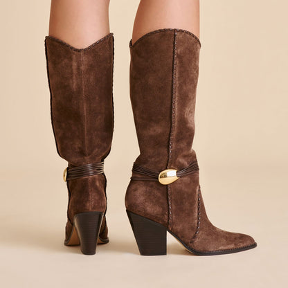 Jody Dk Brown Suede Boots Dolce Vita