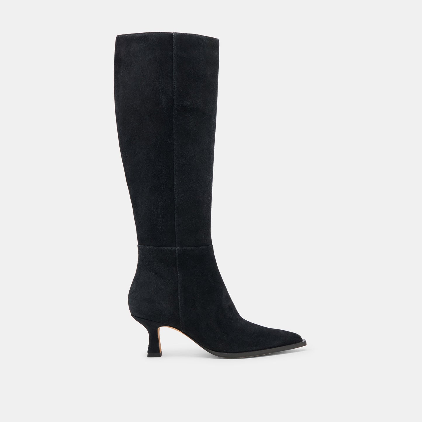 AUGGIE WIDE CALF BOOTS ONYX SUEDE Dolce Vita