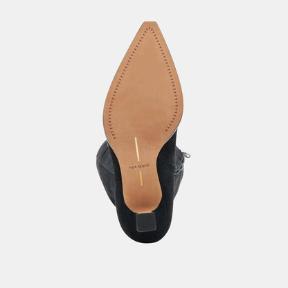 AUGGIE WIDE CALF BOOTS ONYX SUEDE Dolce Vita