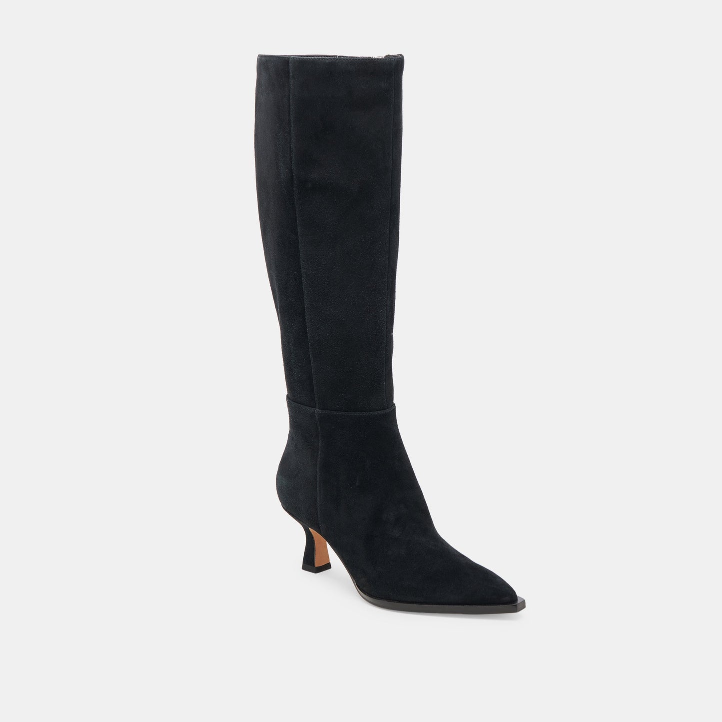 AUGGIE WIDE CALF BOOTS ONYX SUEDE Dolce Vita